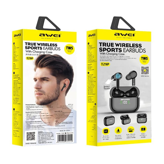Wireless Tws Headset With Bluetooth 5.0 And Led Display