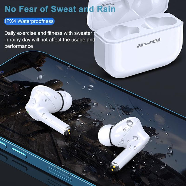Waterproof Tws Headset With Anc & Charging Case - Ta1 Bluetooth V5.0
