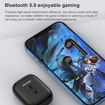 Wireless T21 Sports Tws Headset With Charging Case - White