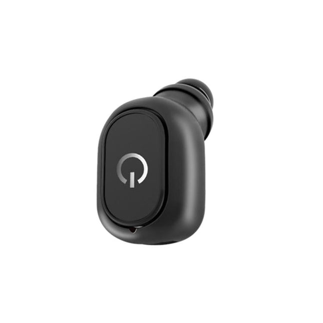 Wireless Bluetooth 5.0 Single In-Ear Earphone - Black