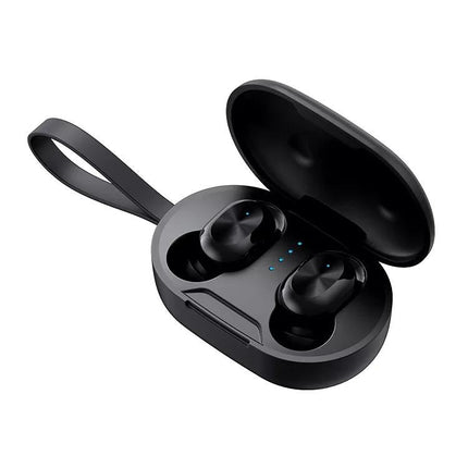 Waterproof Bluetooth 5.0 Tws Earphones With Touch Control - Black