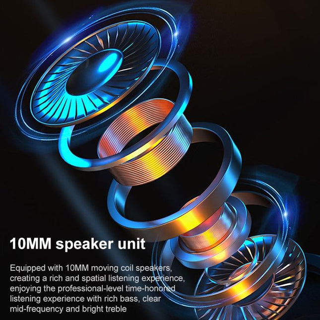 Wireless Gaming Earphones With Low Latency - Black