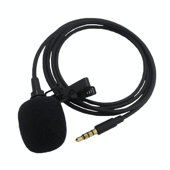 Clip-On Lavalier Microphone For Mobile Phones - 2.5M - Black