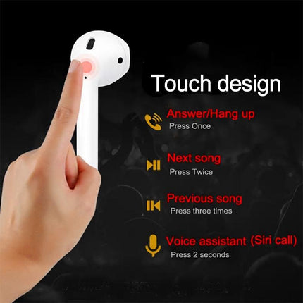 Wireless Charge Full Touch Tws Bluetooth Headset 5.0 - No Code