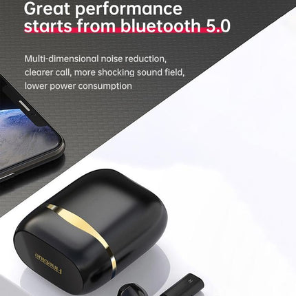 Wireless Bluetooth 5.0 Earphones - J1 Pro - Black