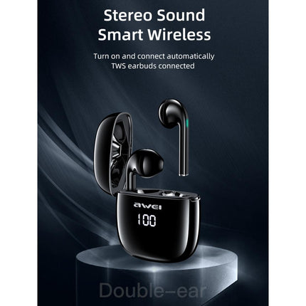 Wireless T28P Bluetooth V5.0 Tws Sports Headset With Led Display And Charging Case