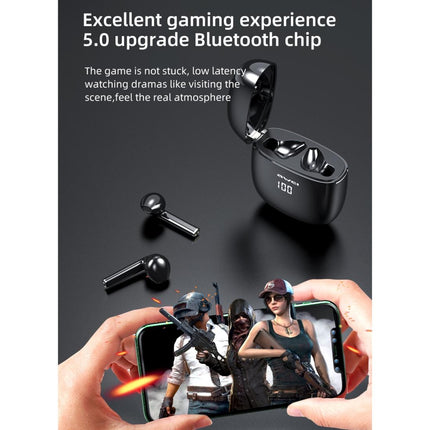 Wireless T28P Bluetooth V5.0 Tws Sports Headset With Led Display And Charging Case