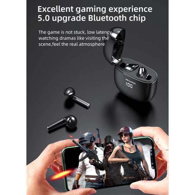 Wireless T28P Bluetooth V5.0 Tws Sports Headset With Led Display And Charging Case