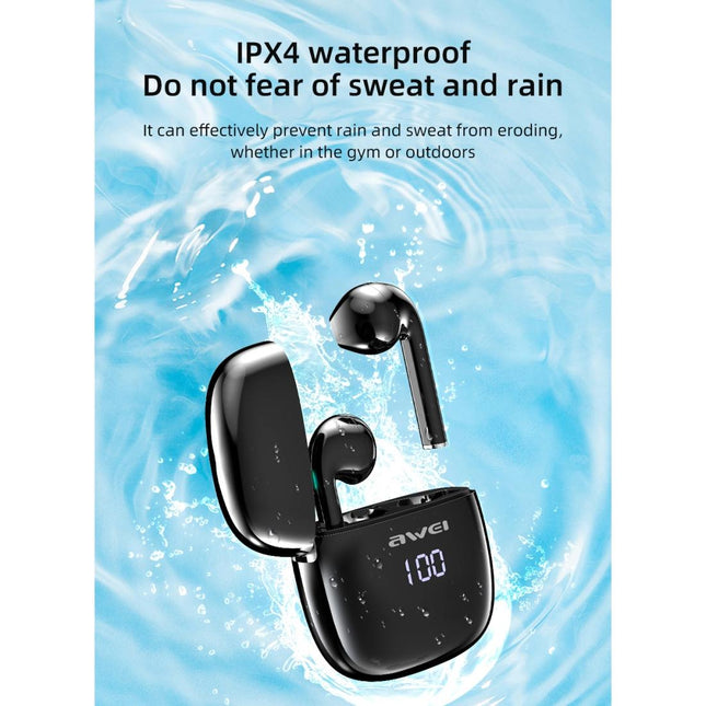 Wireless T28P Bluetooth V5.0 Tws Sports Headset With Led Display And Charging Case