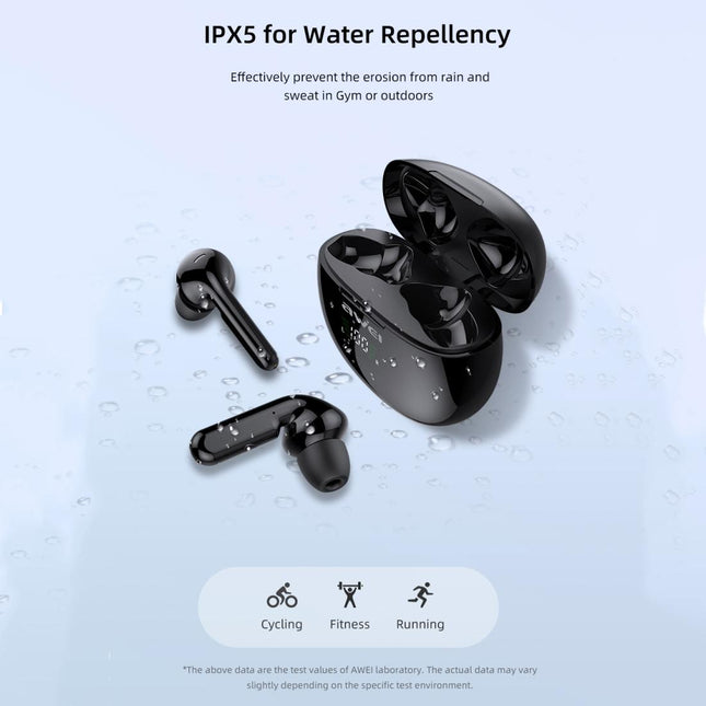 Wireless T15P Sports Headset With Led Display And Charging Case