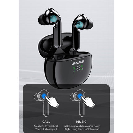 Wireless T15P Sports Headset With Led Display And Charging Case