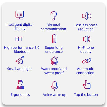 Wireless Bluetooth 5.0 Earphones With Charging Box - Air6 Pro Tws