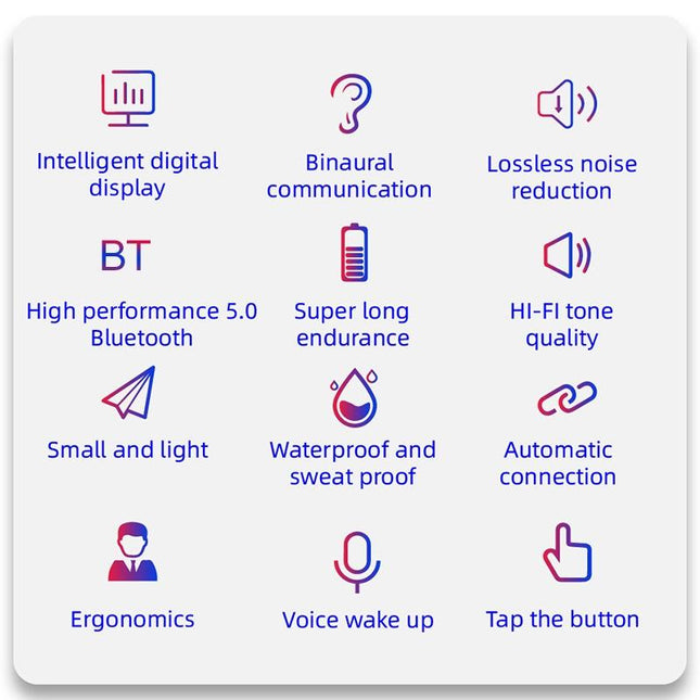 Wireless Bluetooth 5.0 Earphones With Charging Box - Air6 Pro Tws