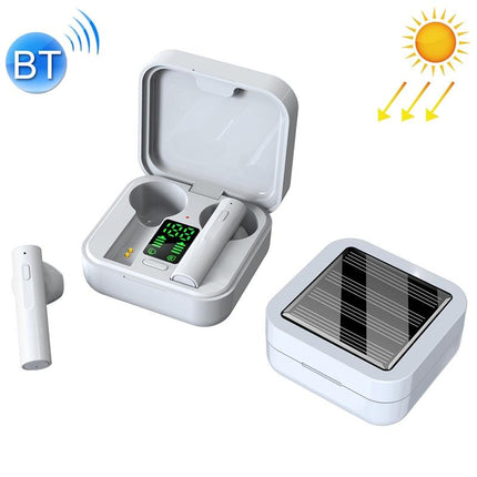 Mini Solar Sport Bluetooth Earphones With Charging Box