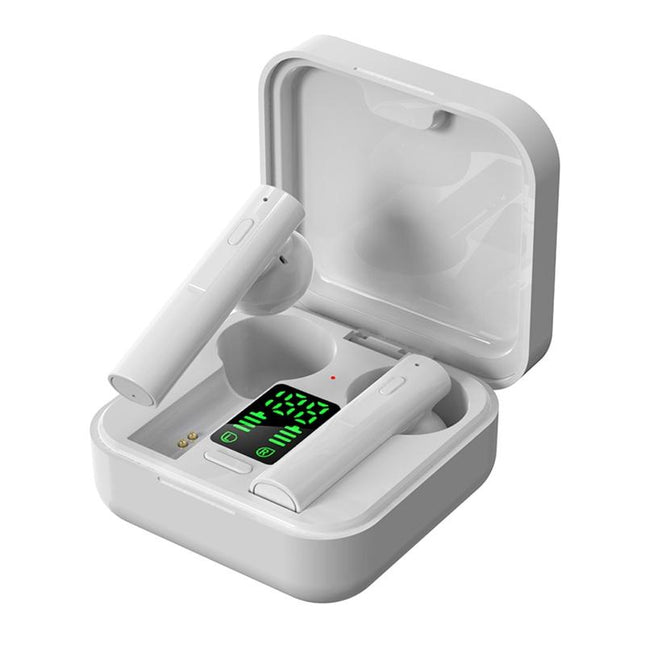 Mini Solar Sport Bluetooth Earphones With Charging Box