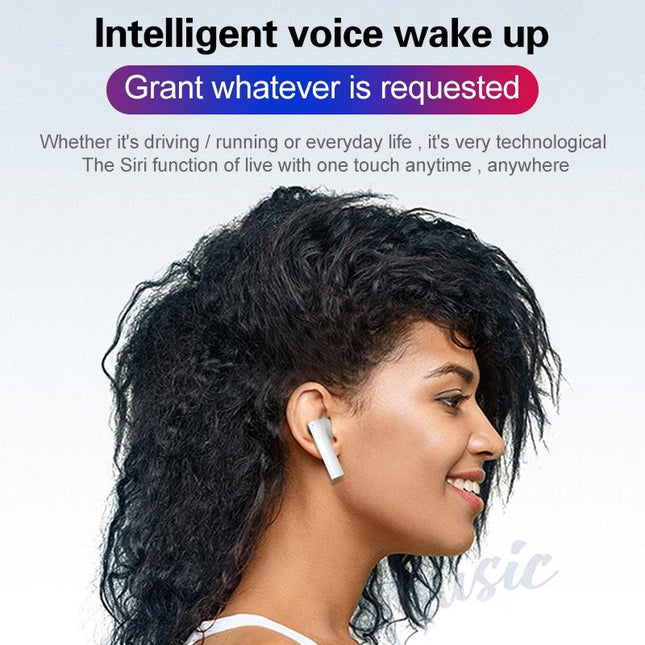 Mini Solar Sport Bluetooth Earphones With Charging Box