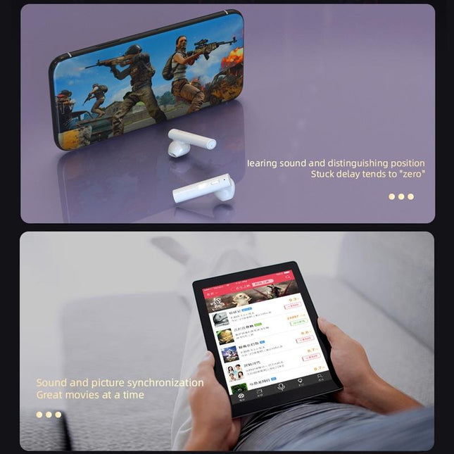 Mini Solar Sport Bluetooth Earphones With Charging Box