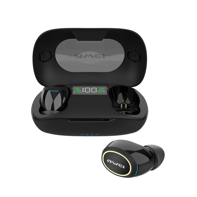 Wireless Active Noise Reduction Earphones - Black