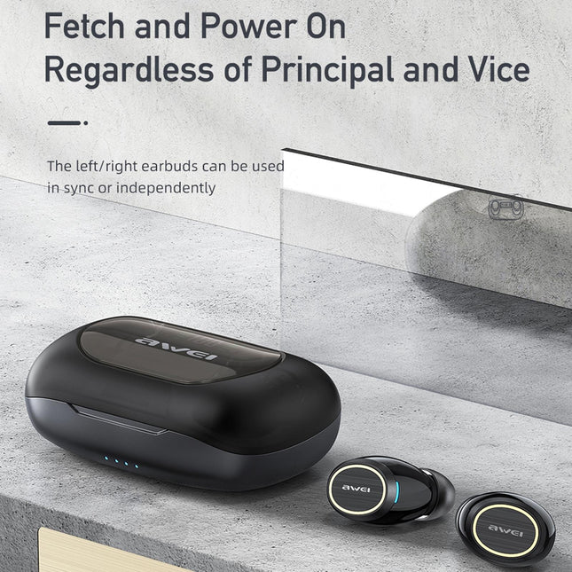 Wireless Active Noise Reduction Earphones - Black