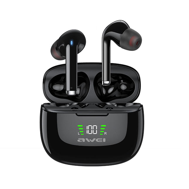 Wireless Anc Bluetooth Earphones - Black
