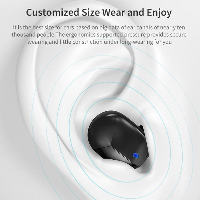 Mini Bluetooth Earphones With Magnetic Charging Box - Eb62