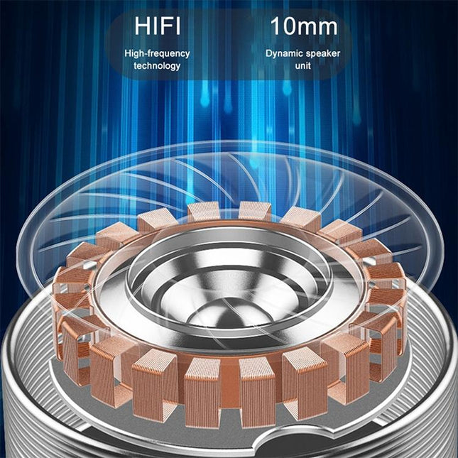 Wireless Bluetooth Headset With Touch Control And Charging Case - V5.0