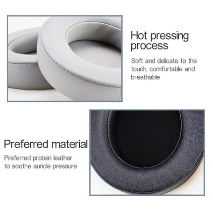 2-Pack Replacement Earpads For Razer Kraken 7.1 V2 Pro Headphones - Black Sponge Cover