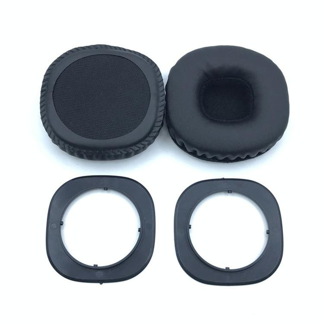 Soft Memory Foam Headphone Earmuffs For Marshall Mid Anc With Imitation Leather & Rubber Buckle