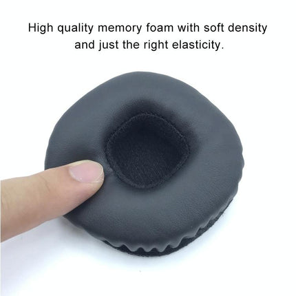 Soft Memory Foam Headphone Earmuffs For Marshall Mid Anc With Imitation Leather & Rubber Buckle