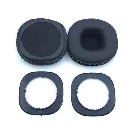 Soft Memory Foam Headphone Earmuffs For Marshall Mid Anc With Imitation Leather & Rubber Buckle