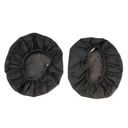 Black Disposable Earphone Earmuffs - Dust & Sweat Proof Breathable