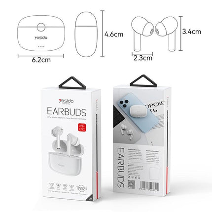 Smart Dual Noise Reduction Tws Wireless Earphones With Anc & Enc