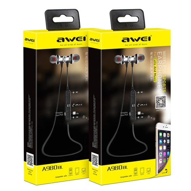 Wireless Magnetic Sport Earphones With Bluetooth Control