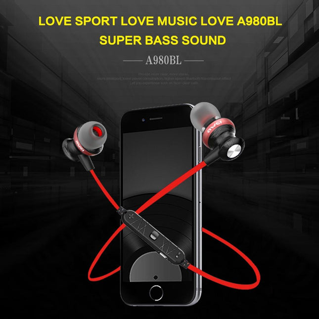 Wireless Magnetic Sport Earphones With Bluetooth Control