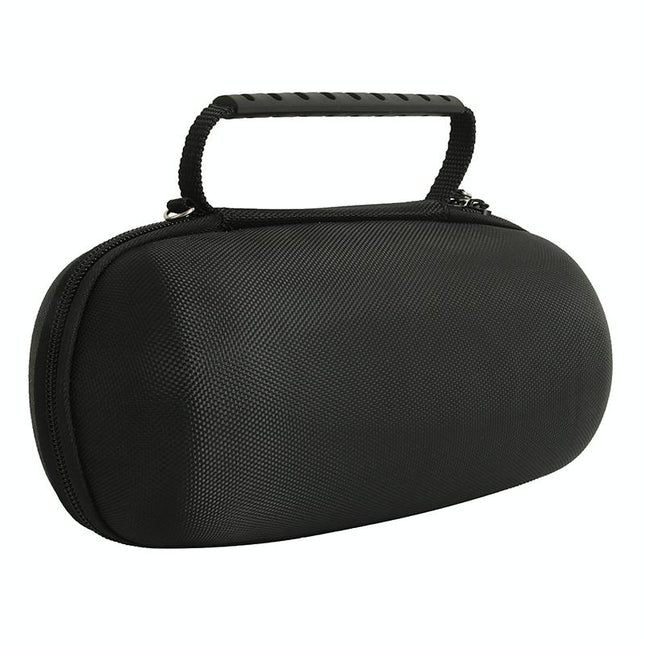 Portable Bluetooth Speaker Storage Box With Strap & Carabiner For Jbl Charge 5 - Black