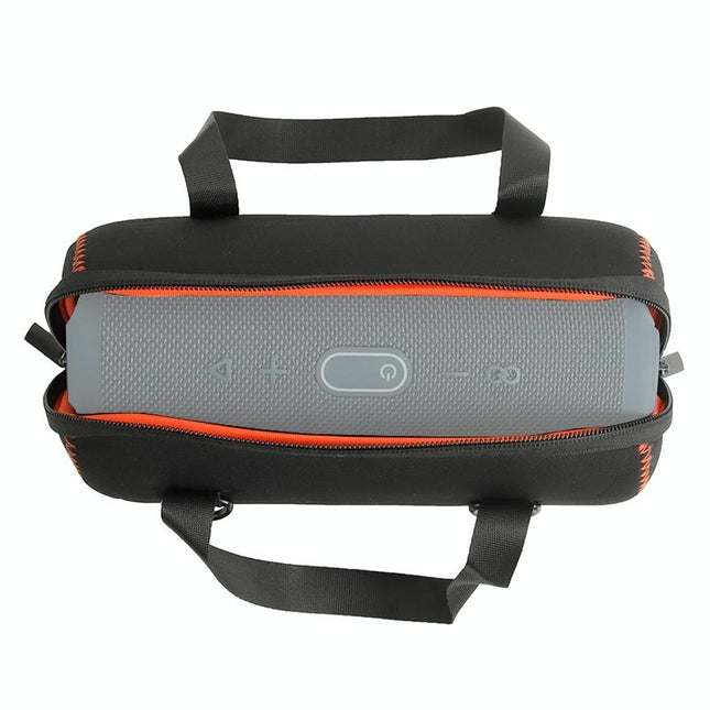 Protective Cover With Strap & Carabiner For Jbl Charge 5 - Black