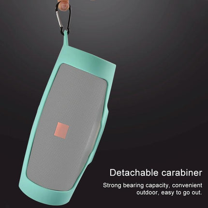 Shockproof Silicone Case For Jbl Charge 4 Bluetooth Speaker - Black