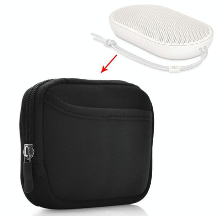 2-Pack Soft Nylon Protective Bags For B & O Beoplay P2 Portable Bluetooth Speaker