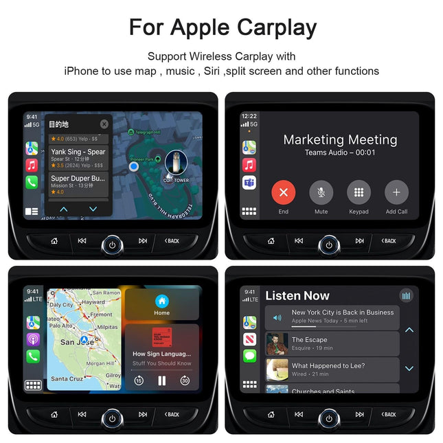 Wireless Carplay Adapter For Iphone - Usb & Usb-C