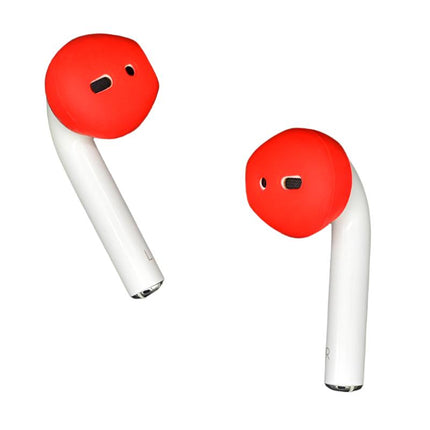 2-Pack Silicone Ear Caps For Apple Airpods / Earpods - Red