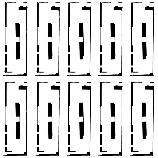 10-Piece Adhesive For Ipad 4 / New Ipad / 3 Touch Panel Digitizer