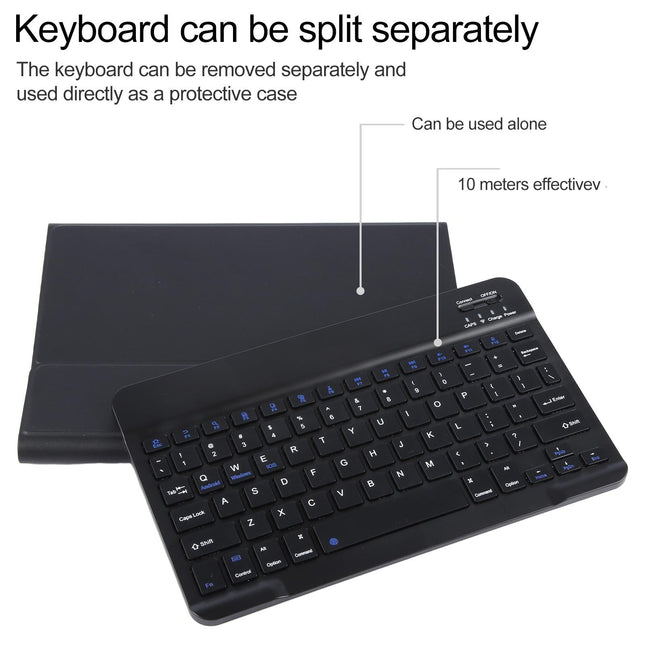 Smart Bluetooth Keyboard & Leather Tablet Case For Ipad Pro 9.7 / Air 2 - Black