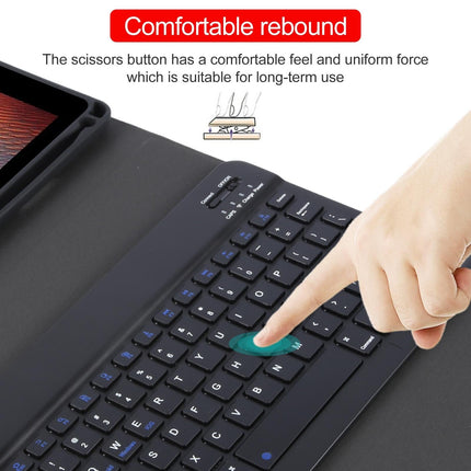 Smart Bluetooth Keyboard & Leather Tablet Case For Ipad Pro 9.7 / Air 2 - Black