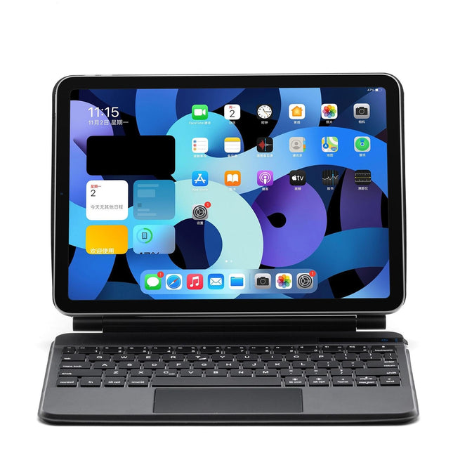 Ultra-Thin Detachable Bluetooth Keyboard Tablet Case For Ipad Pro 11 & Ipad Air 10.9 - Black