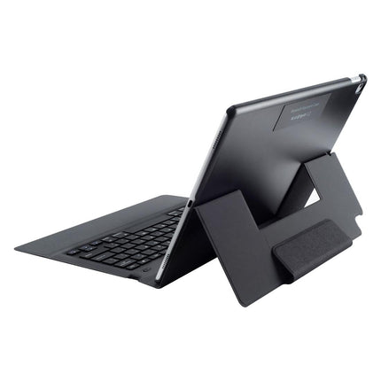 Ultra-Thin Bluetooth Keyboard Leather Case For Ipad Pro 12.9 With Stand - Black