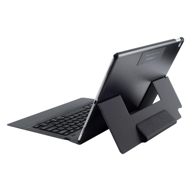 Ultra-Thin Bluetooth Keyboard Leather Case For Ipad Pro 12.9 With Stand - Black