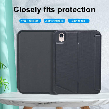 Split Type Bluetooth Keyboard Leather Case For Ipad Mini6 With Touch Backlight