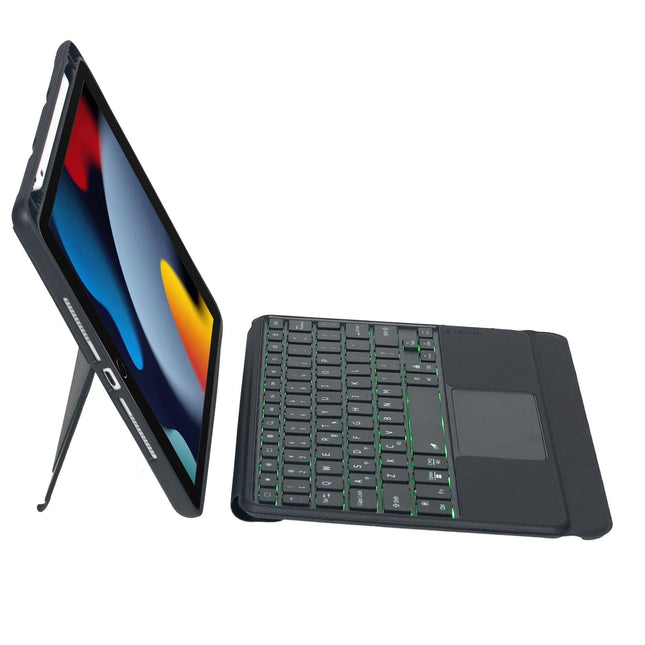 Bluetooth Keyboard Leather Case For Ipad 10.2 / 10.5 / Pro 10.5 - Touch Backlight Split Type