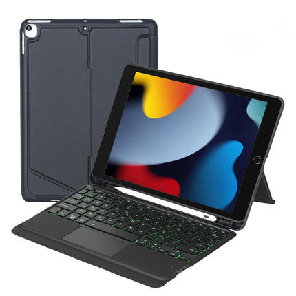 Bluetooth Keyboard Leather Case For Ipad 10.2 / 10.5 / Pro 10.5 - Touch Backlight Split Type