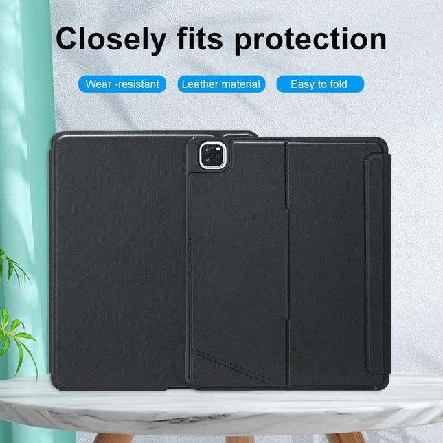 12.9 Ipad Pro Touch Backlight Bluetooth Keyboard Leather Case - Split Type 2022 / 2021 / 2020 / 2018